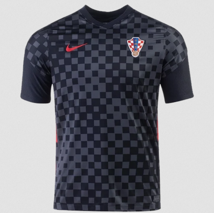 2020 EURO Croatia Away Kit Soccer Jersey Player Version